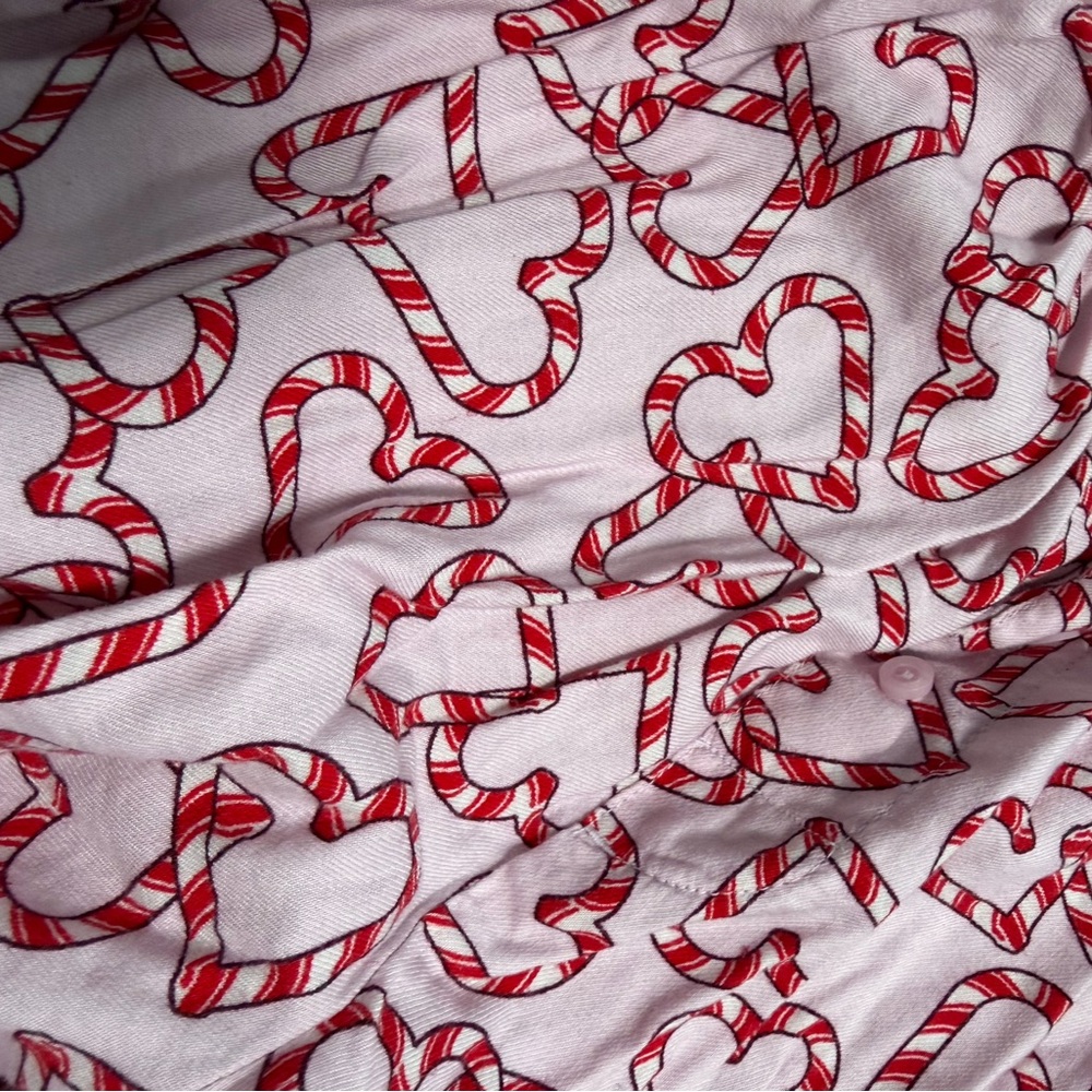 VS Pink Holiday Pajama Pants cozy Christmas loungewear TikTok flannel cotton - Picture 3 of 5
